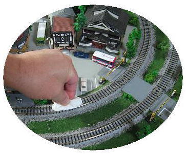 Nゲージ鉄道模型、レイアウト、ジオラマ、メンテナンス3、デスクトップ